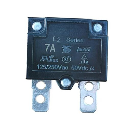 2Pcs 7A 125/250Vac 50Vdc Automatic Reset Relay Fuse Therma Switch Circuit