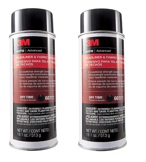 3M Headliner & Fabric Adhesive - 18.1oz (38808) (2 Pack)