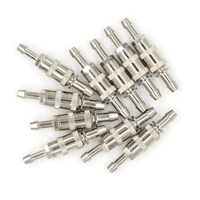 100pc Metal BP15 Female Bayonet Air Hose Luer Lock Nibp Cuff Hose Connector