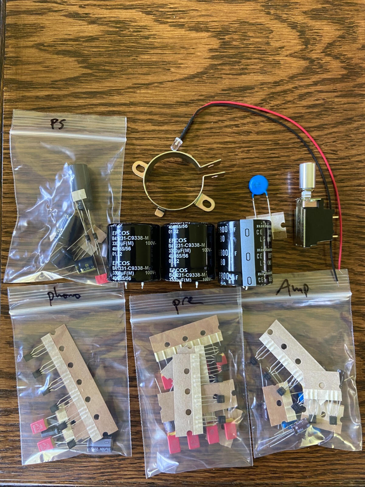 Marantz 1060 Complete Rebuild Kit High-Quality Amplifier Recap Transistors