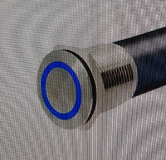 Bocatech Mini LED 15ADC 12v Switch Blue BT15LEDSW1-B