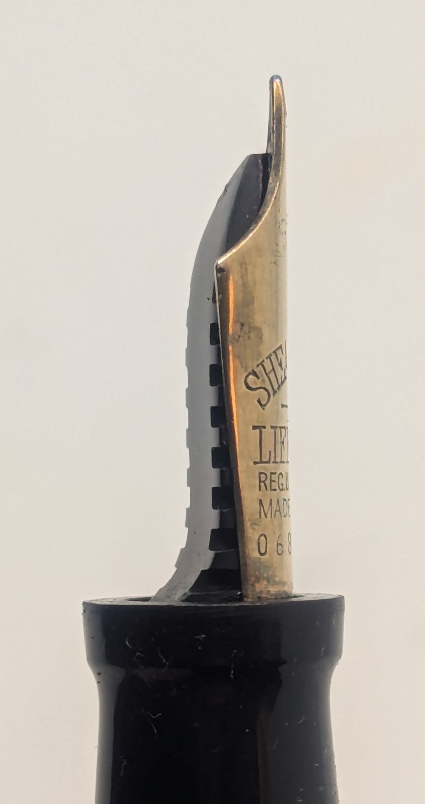 1920's Sheaffer Jade Green Senior Flattop Fountain Pen Large 14K Lifetime Nib