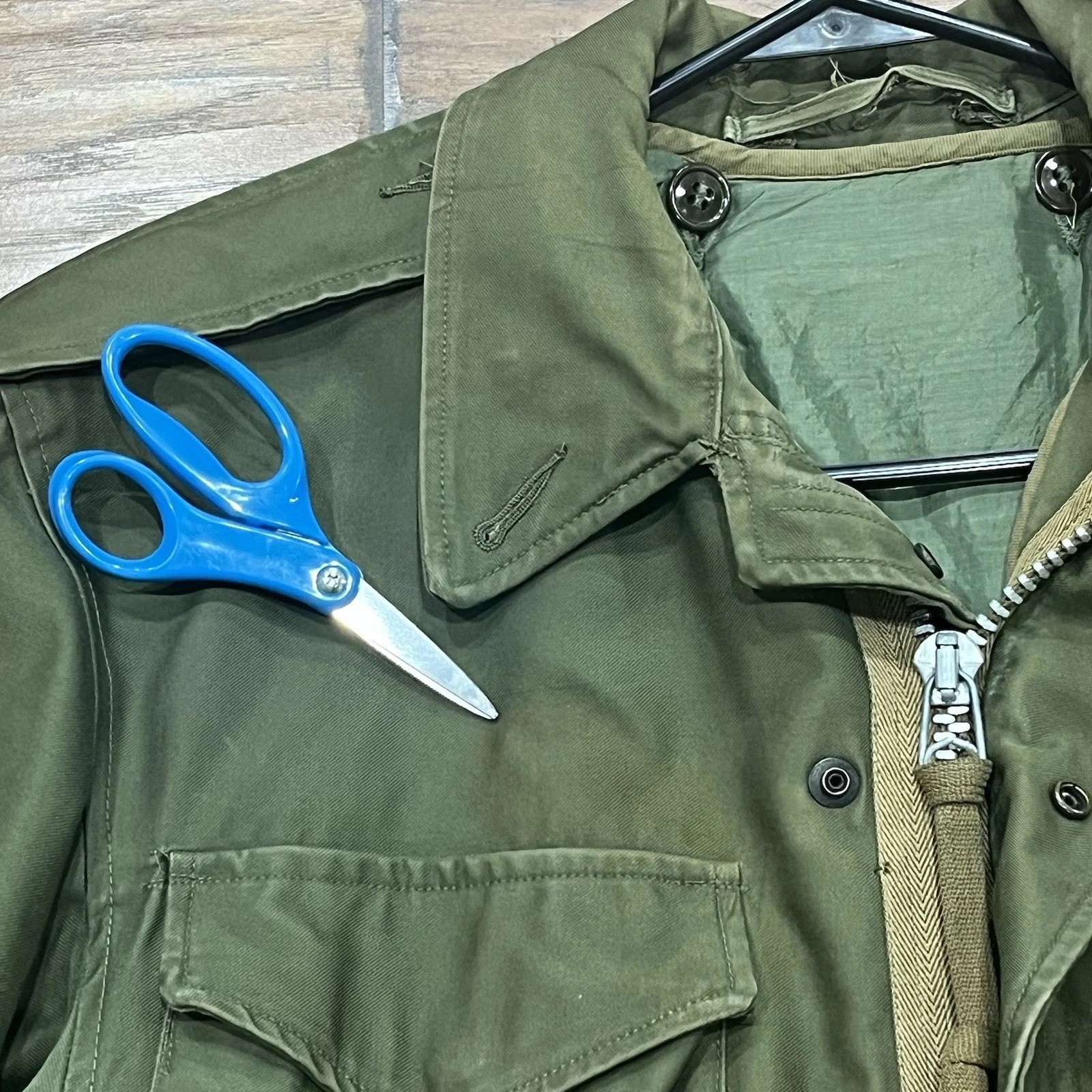 Vintage M-1951 Field Jacket OG 107 Mens Small Regular W/Liner Military READ!!!!