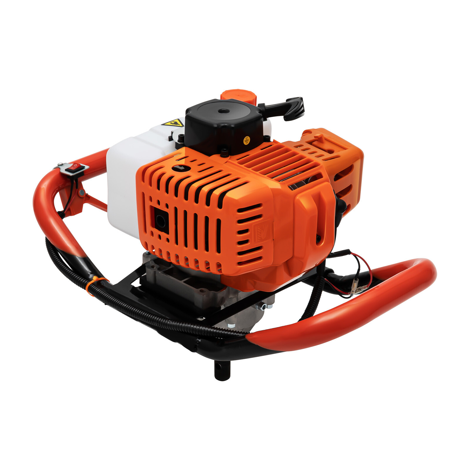 52CC Gas Powered Post Hole Digger Earth Auger with 4 6 8 Inch Bits