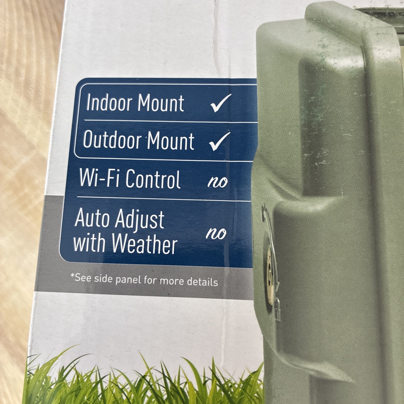 Orbit 57896 6 Station Indoor or Outdoor Swing Panel Sprinkler System Timer Green