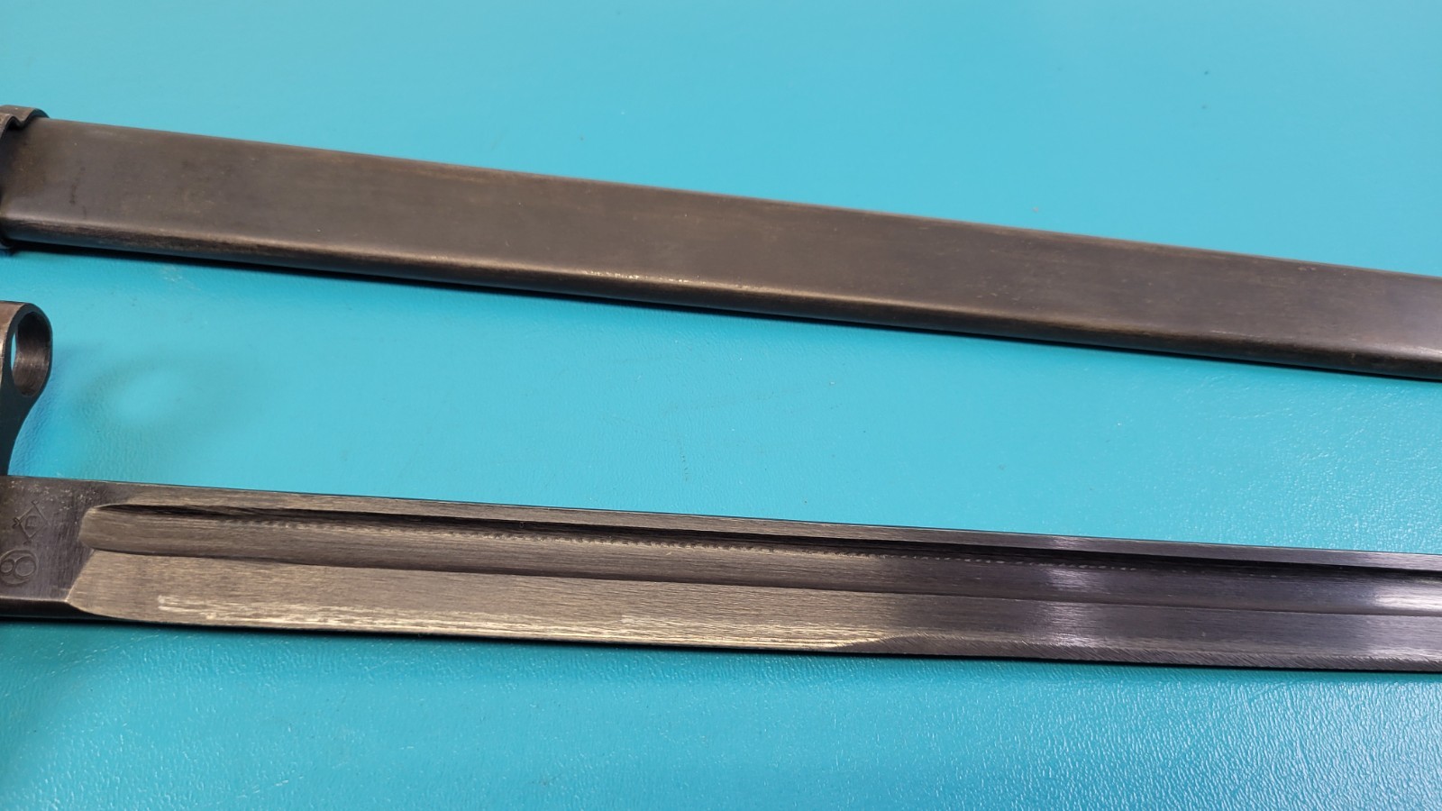 WWII Japanese Type 30 Rifle Bayonet TALW Arsenal Low S/N# + Scabbard TR843