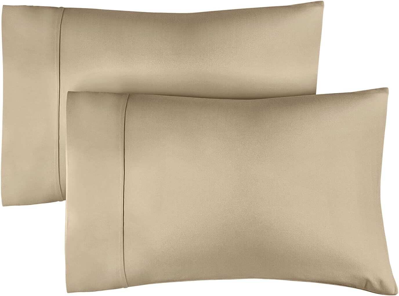 400 Thread Count 2 Pillowcase Set, 100% Cotton Soft Pillow Covers by CGK Linens