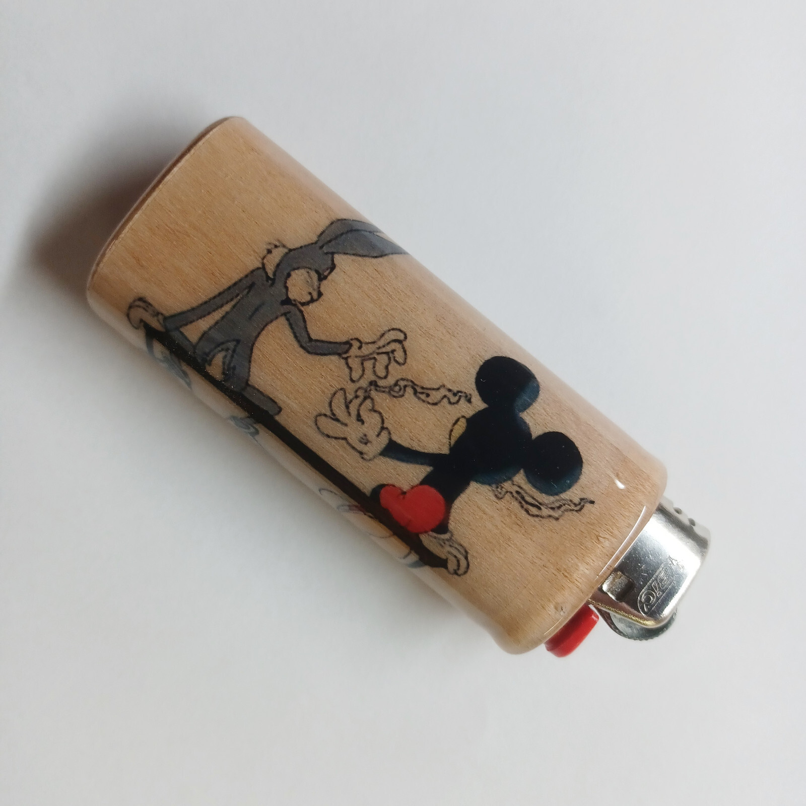 Bugs Mickey Smoking Best Buds Lighter Case Holder Sleeve Cover Fits Bic Lighters