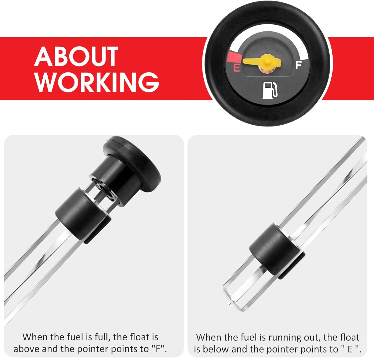 Fuel Gas Gauge for Honda Honda Rancher 350 Rancher 400 Rubicon 500 2000-2007 TRX