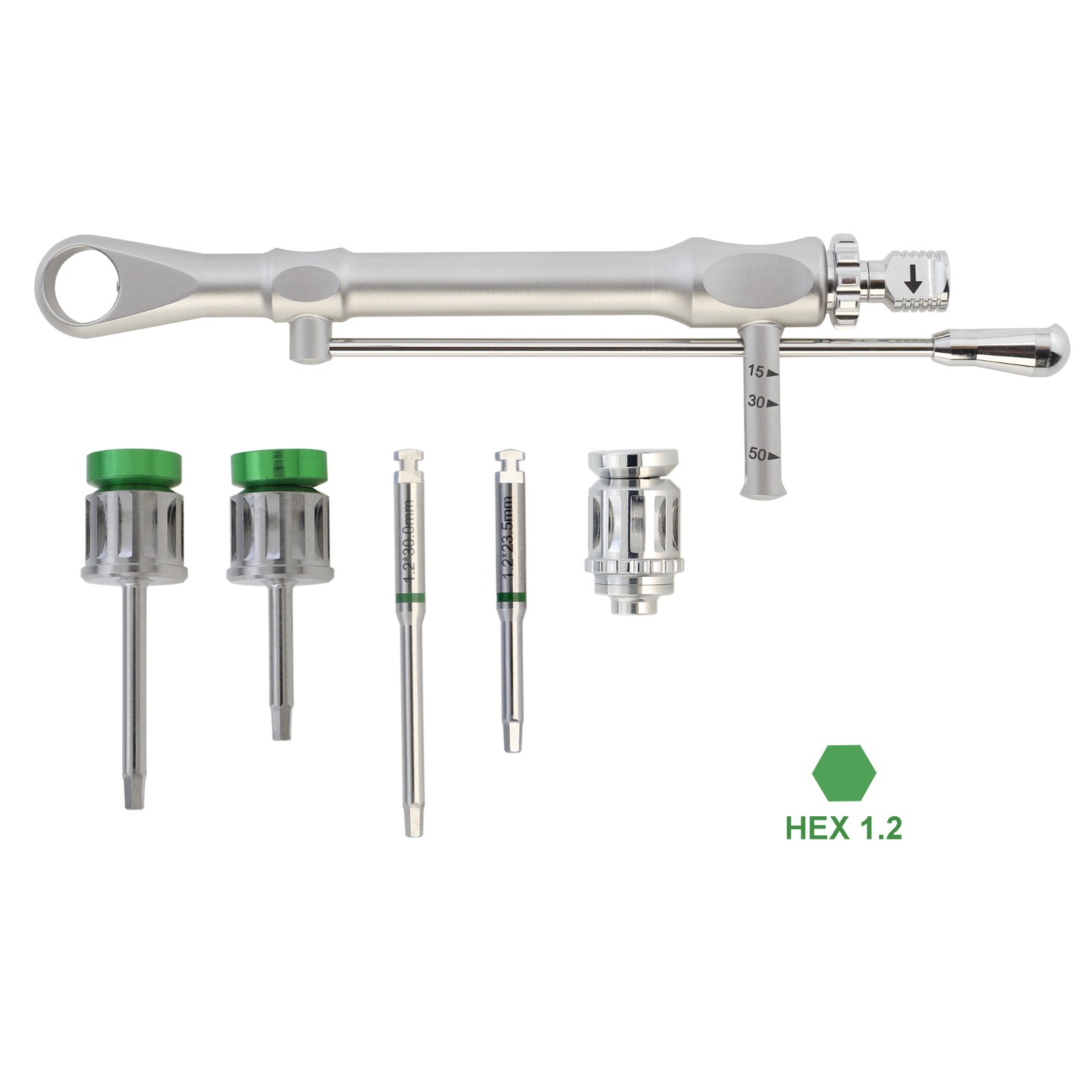 Implant Driver Hex 1.2mm Screwdriver 0.048" Torque Wrench Adapter Megagen 3I