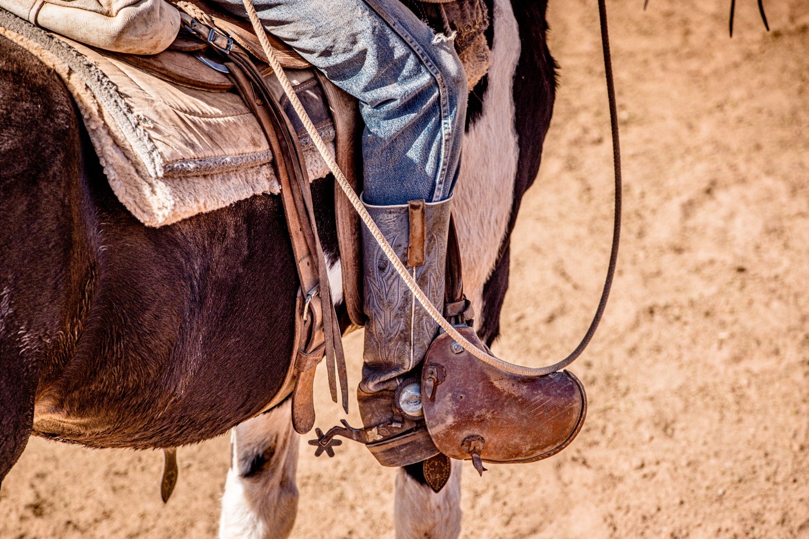 Meanea Style Old West Spur Straps, by Stewart Saddlery of Arizona