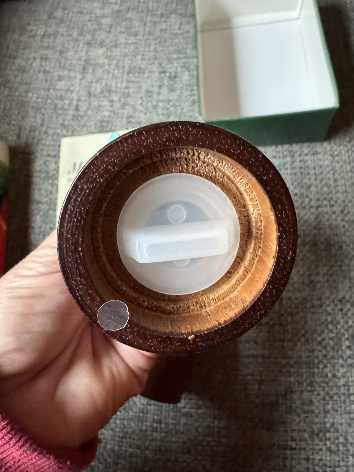 Vintage Mr. Dudley 5.5” Walnut Wood Peppermill & Salt Shaker Set Julian 609 NEW