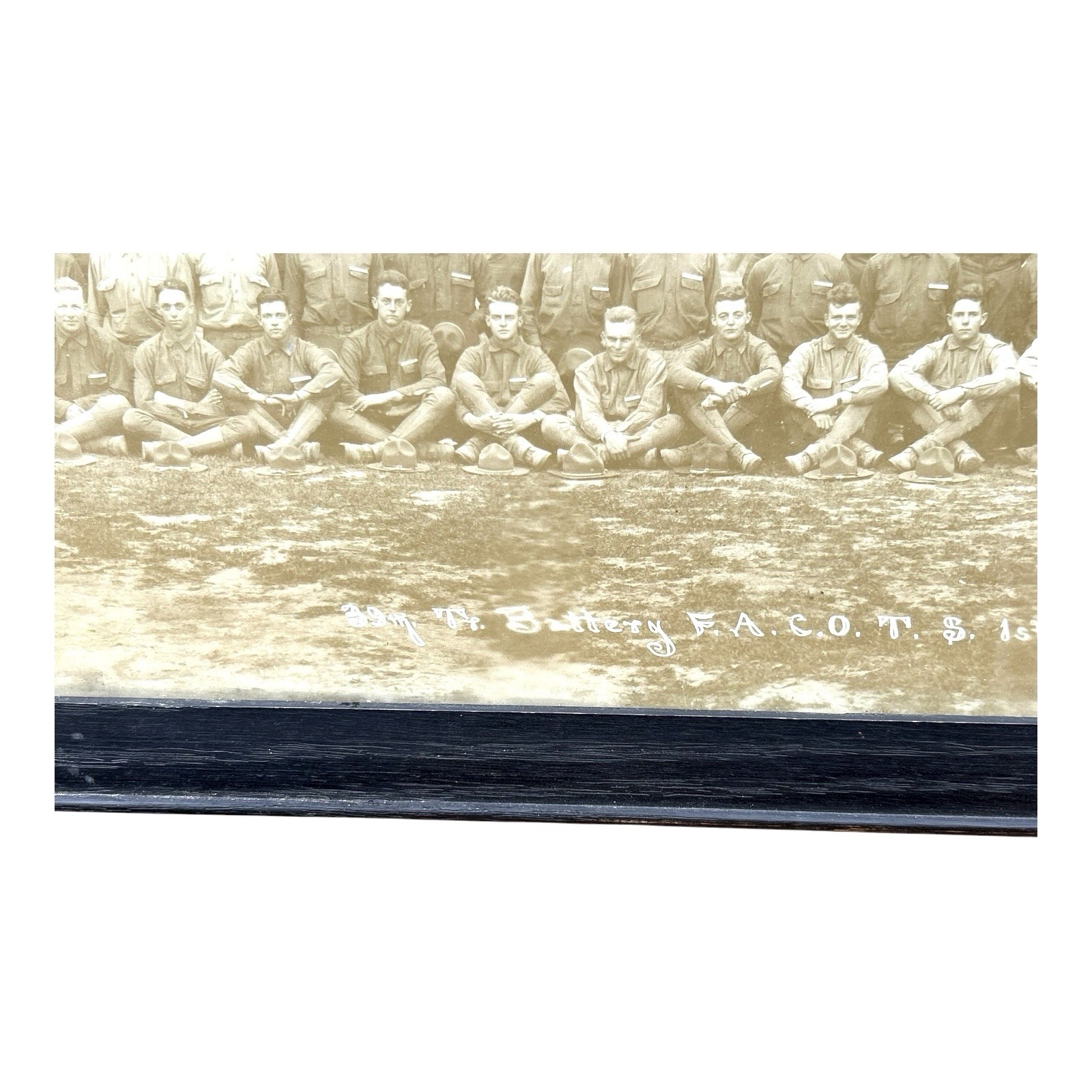 Antique WWI Panoramic Photo Camp Zachary Taylor Louisville KY - Framed Yard Long