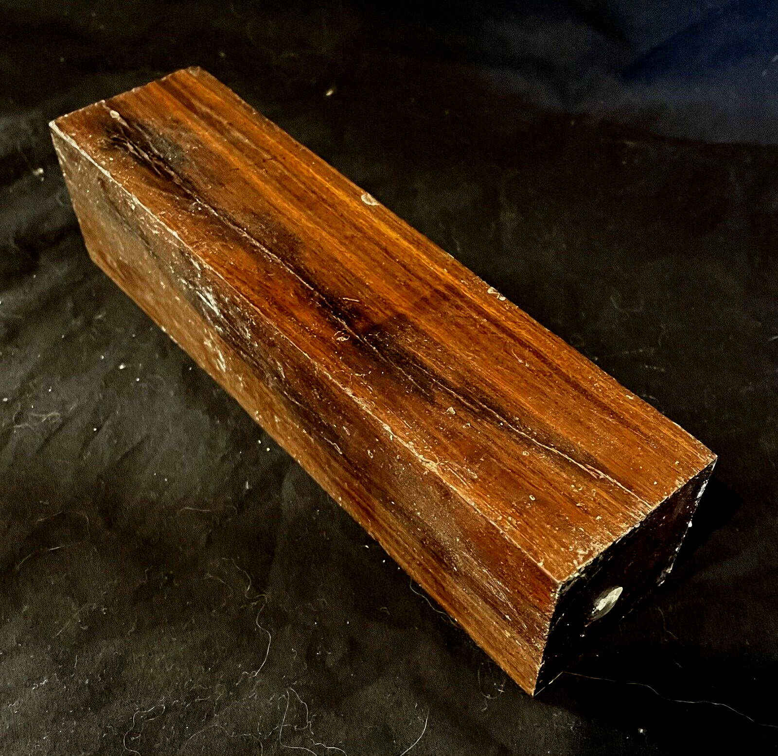 1 Real Lignum Vitae 1.5x1.5x6 Guaiacum Cracked Wood Bossing Mallets Tools Handle