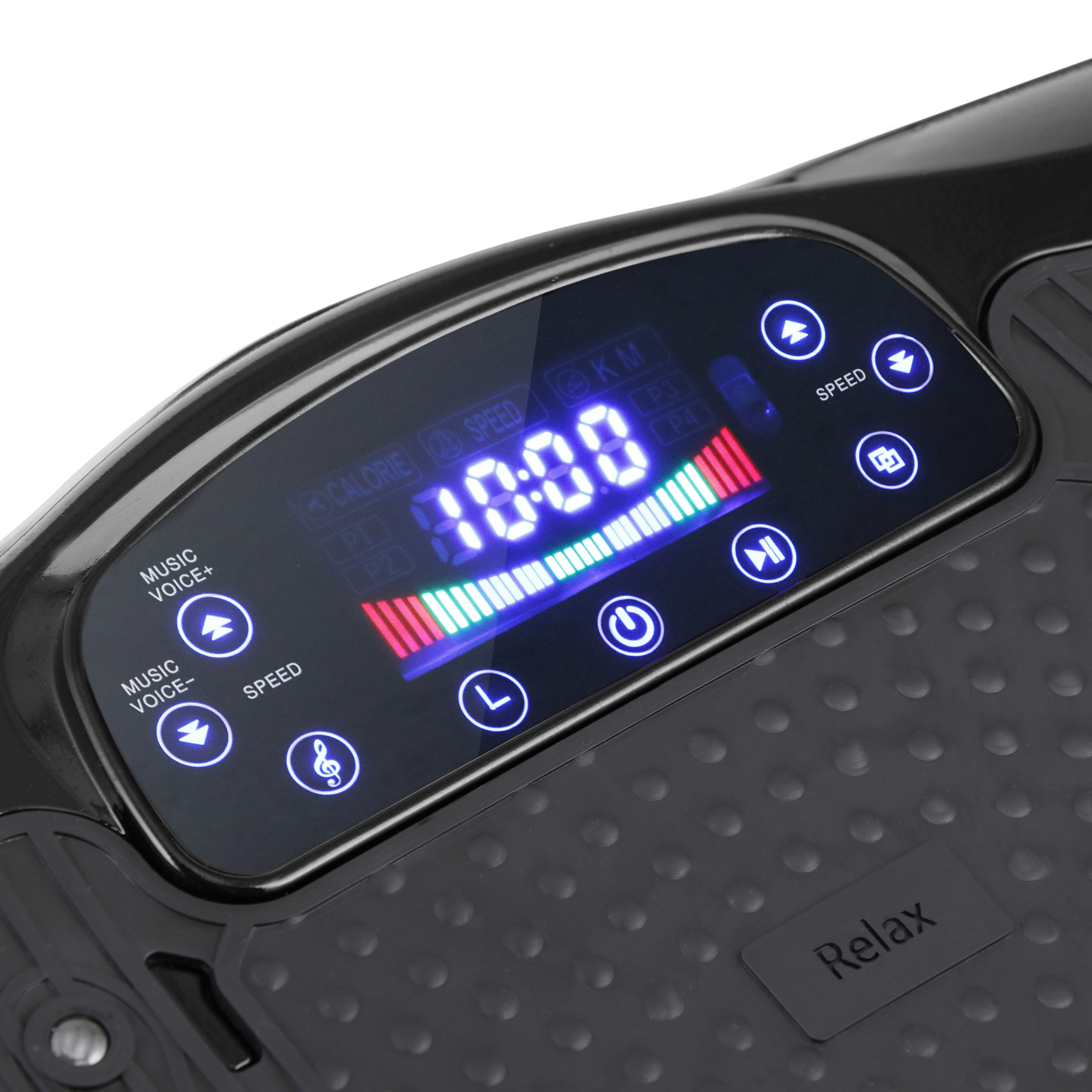 Vibration Fitness Platform Exercise Machine Vibrating Shaking Full Body Black