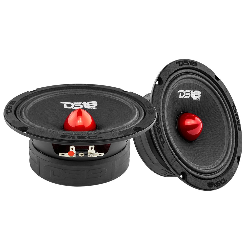 DS18 PRO-GM6.4B 6.5" Car Speaker with Bullet 480W Max 4 Ohms - 2 Speakers