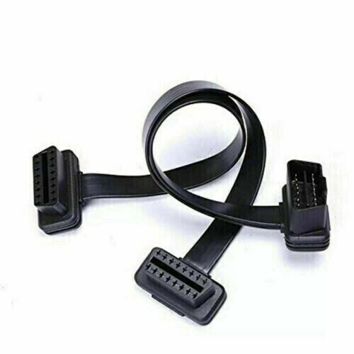 16 Pin OBD2 OBDII Splitter Extension Cable Male to Dual Female Y Connector Wire