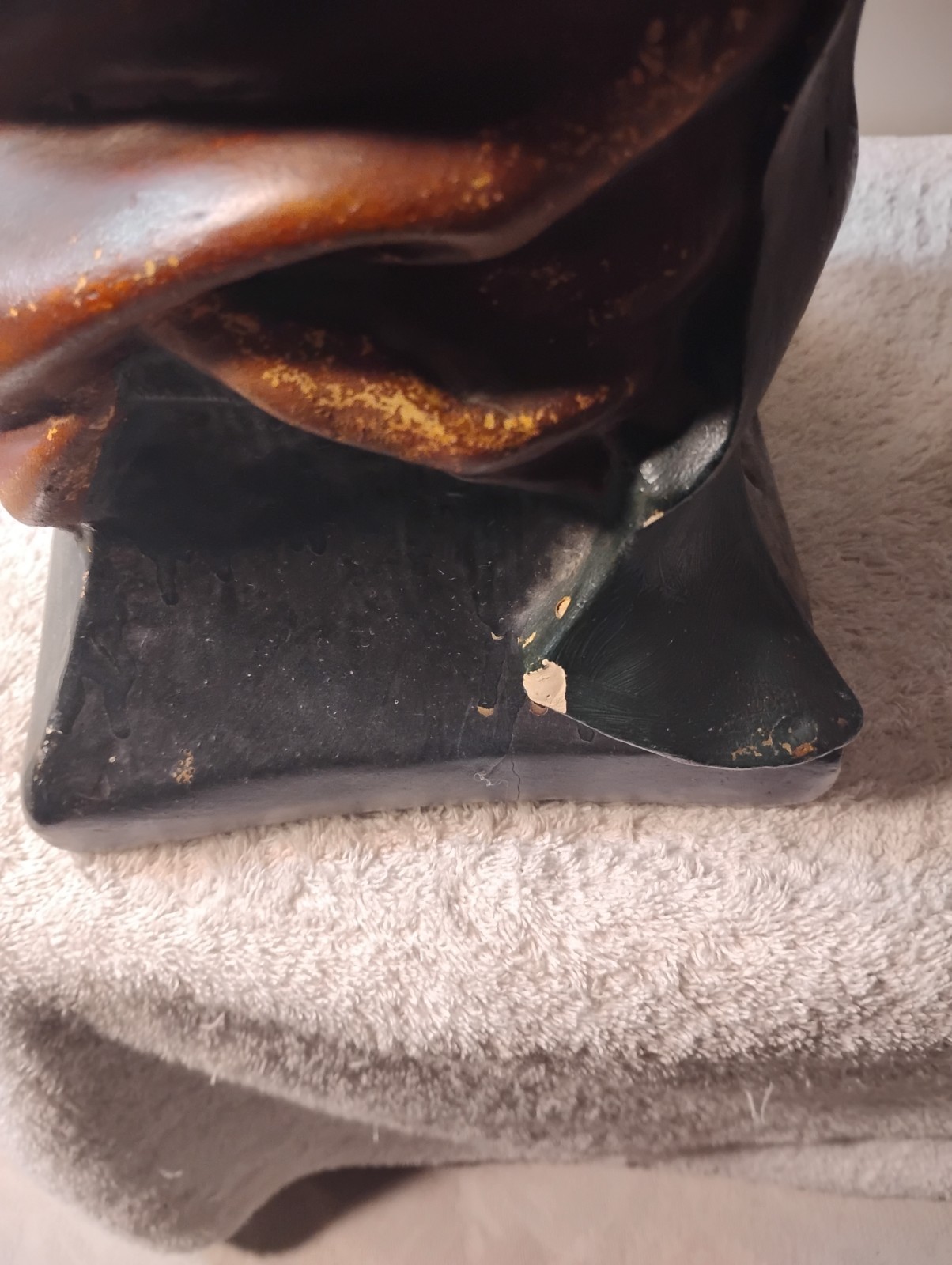 Vtg Hiawatha Native American Chalkware Bust Figure Cigar Store Statue SUPERB 21"