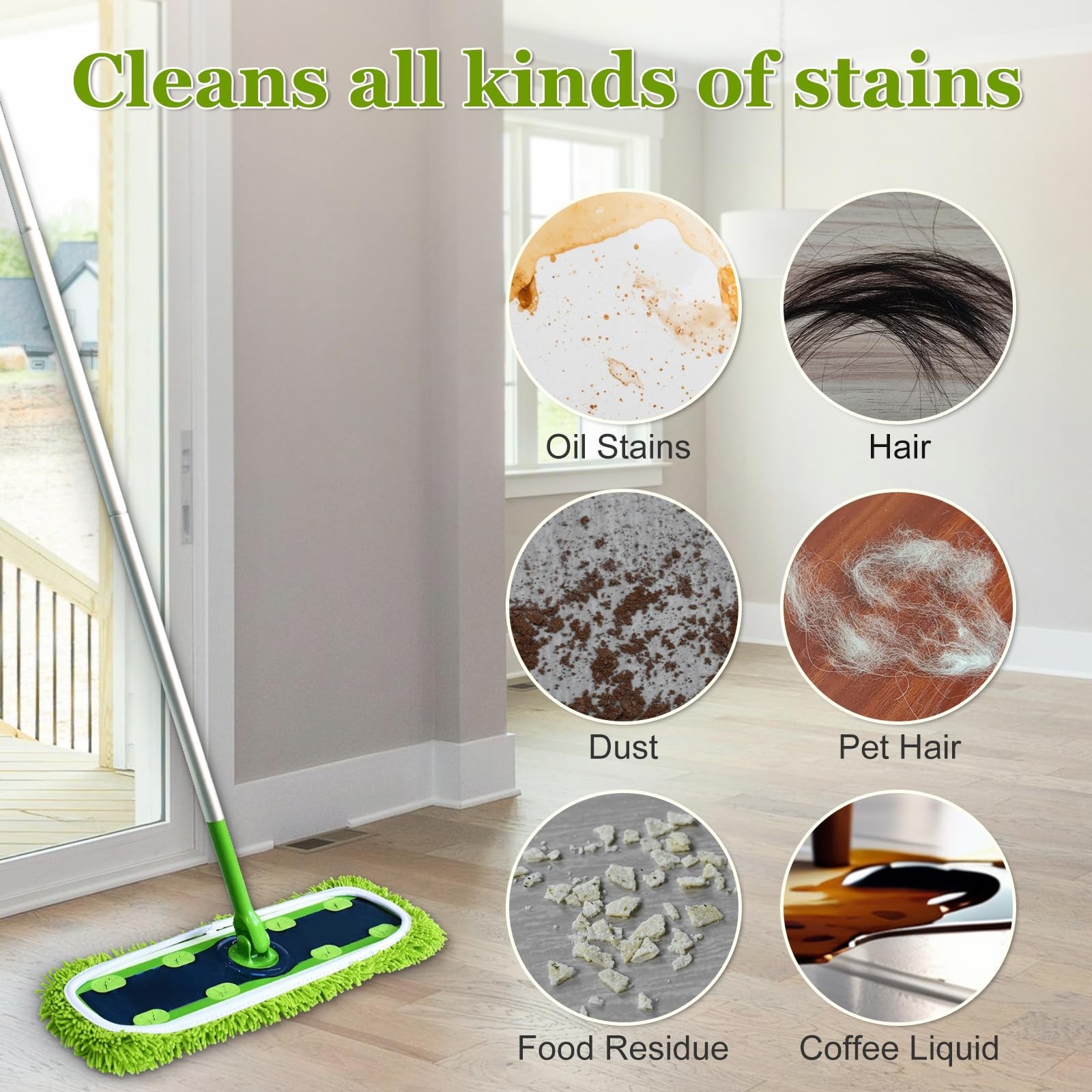 XL Mop Pads Compatible with Swiffer XL Sweeper, X-Large Dry Sweeping Cloths, ...