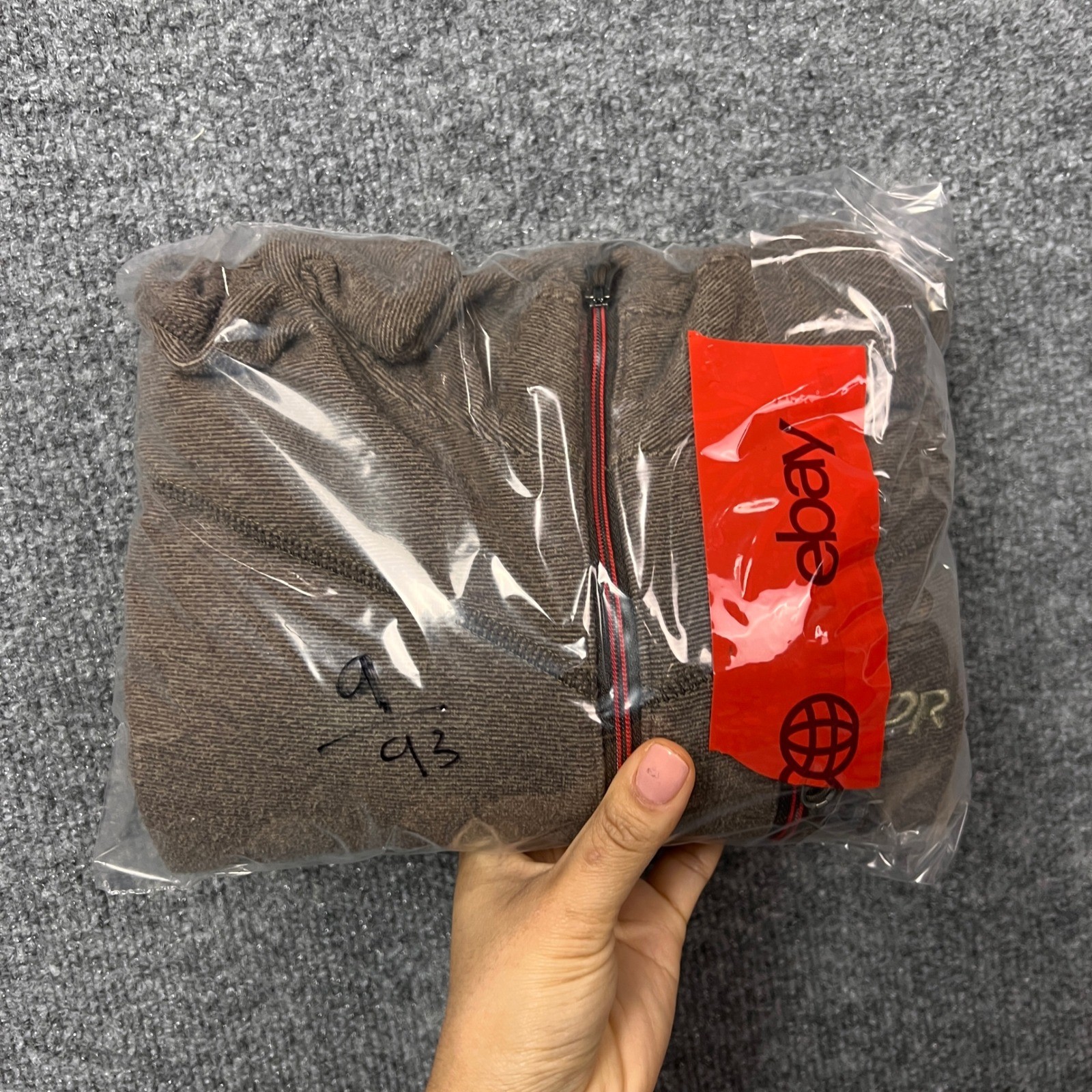 Outdoor Research Quarter Zip Fleece Pullover Men's L G Brown Long Sleeve