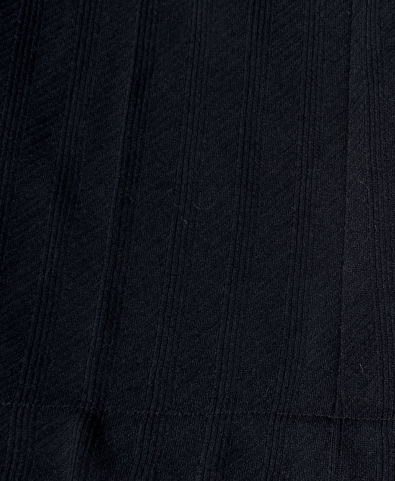 H Bar C Ranchwear - Vintage 60's Black Polyester Textured Pants USA - 32x31