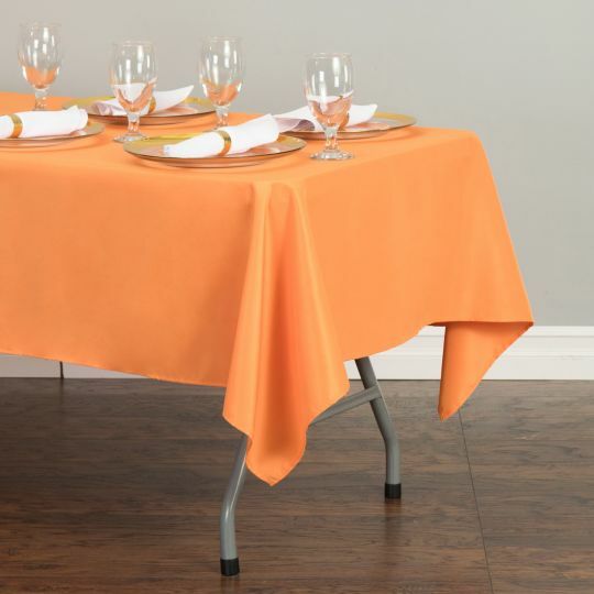 LinenTablecloth 60 x 102 in Rectangular Polyester Tablecloth Wedding Event Party
