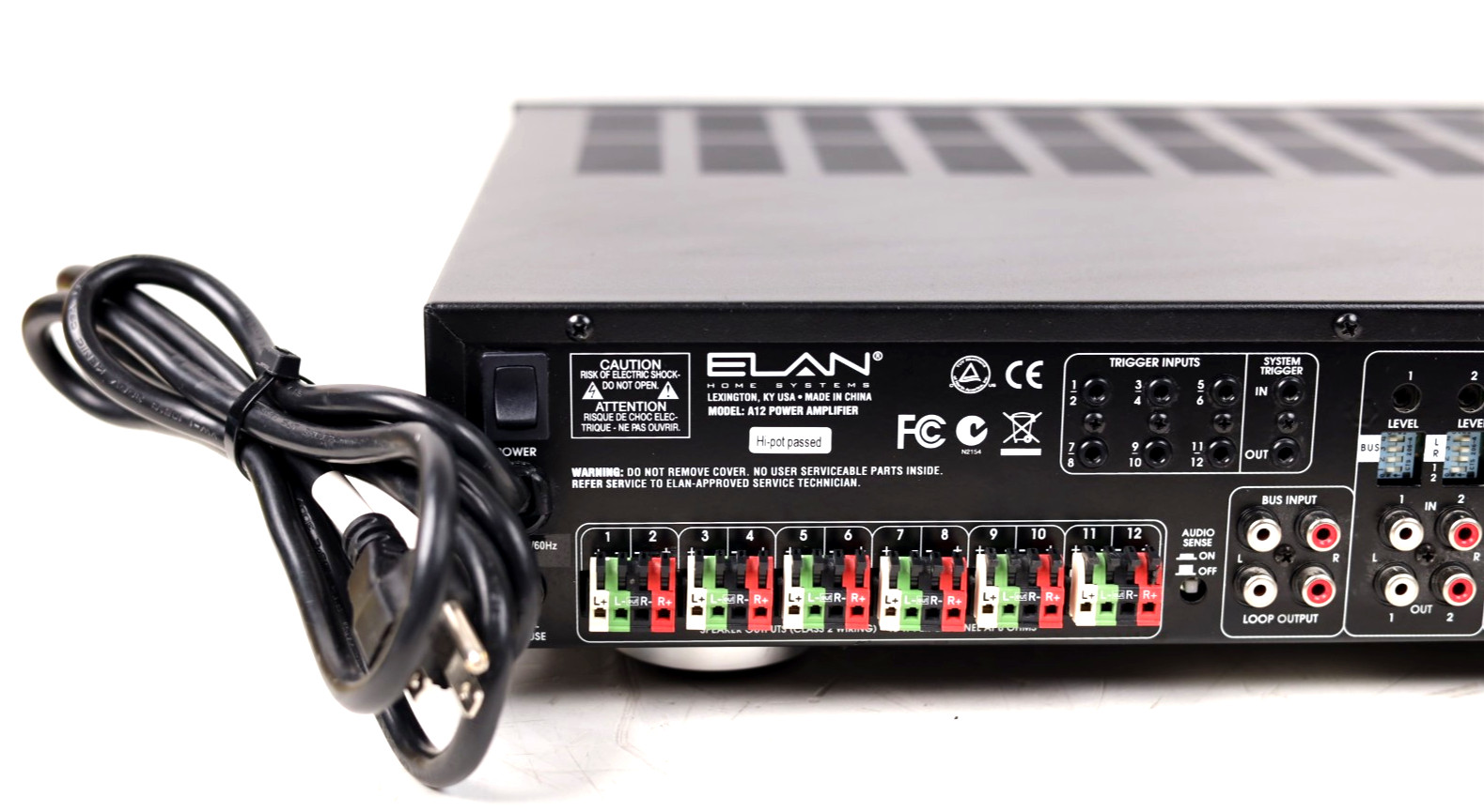 Elan A12 Amplifier 12 Channel Power Amplifier Amp u867