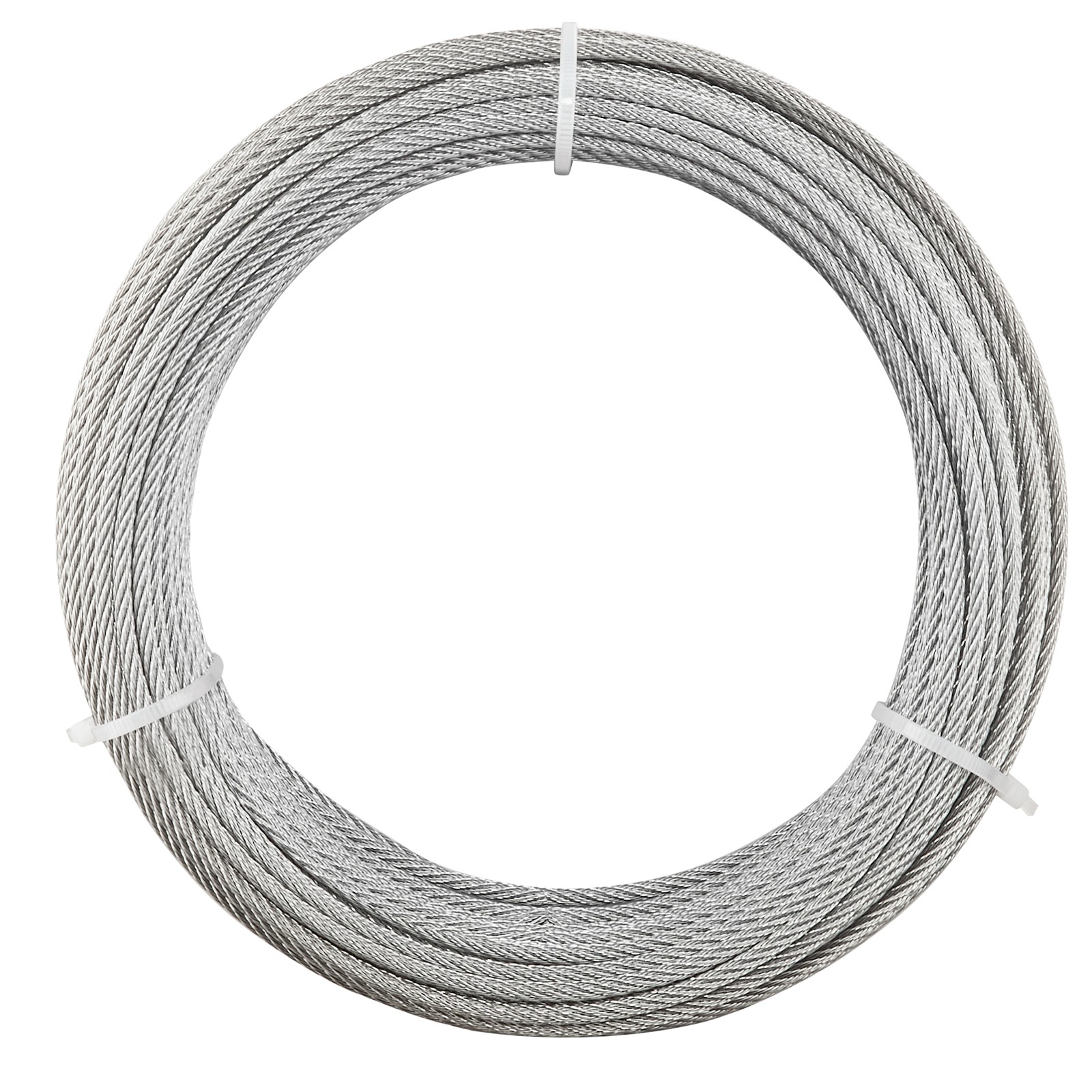 Uimoso 304 Stainless Steel 1/8 in 7x7 Wire Rope, 100 ft for Cable Railing