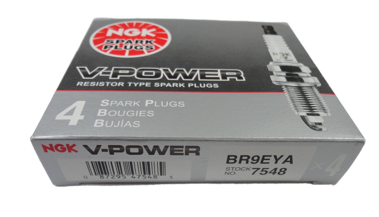 NGK BR9EYA NGK # 7548 SPARK PLUGS BRAND NEW BOX OF 4