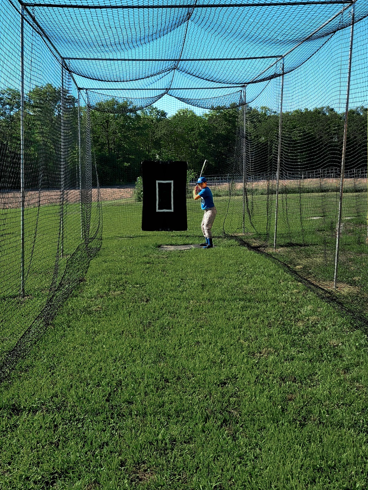 Batting Cage Netting #42-60ply Baseball Practice Nets w/ Optional Frame Kit