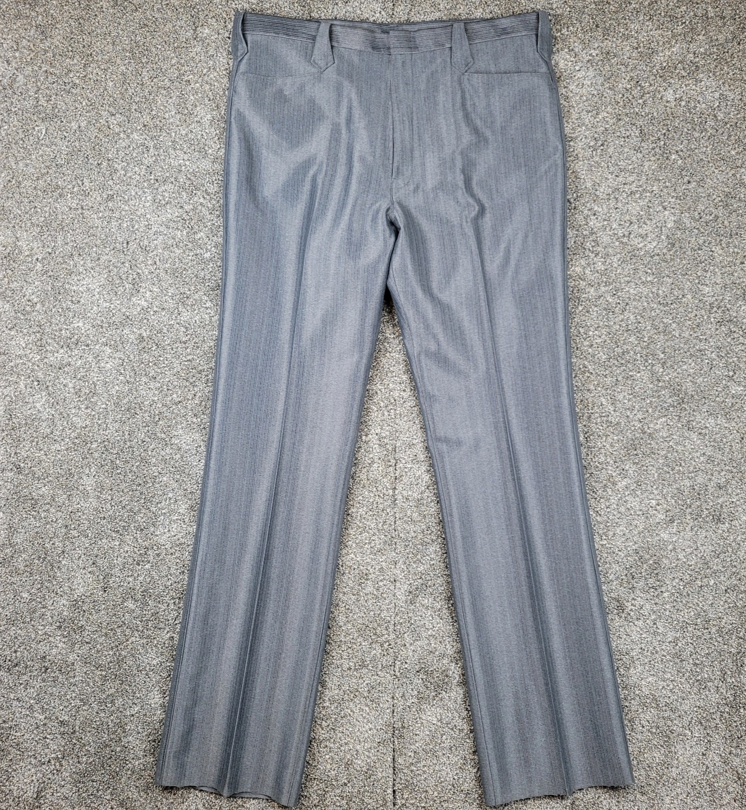 Vintage Pagano West Dress Pants Mens 40 Gray Westerner Swedish Wrap Unhemmed NWT