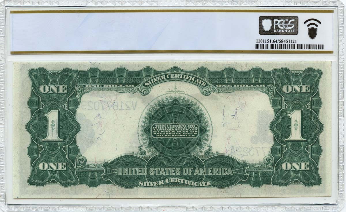 1899 $1 Silver Certificate FR#236 PCGS CU64 PPQ Choice