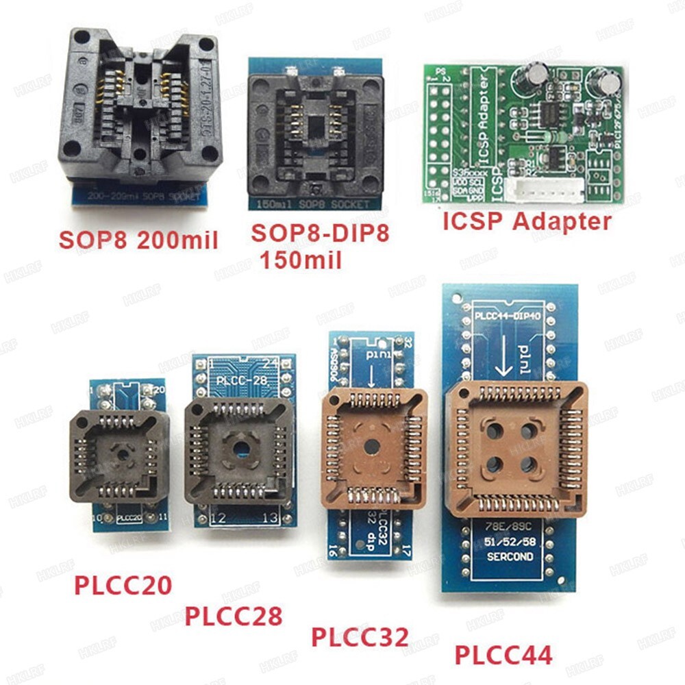 Original New RT809H Universal Programmer EMMC-Nand FLASH Programmer + 34 Items