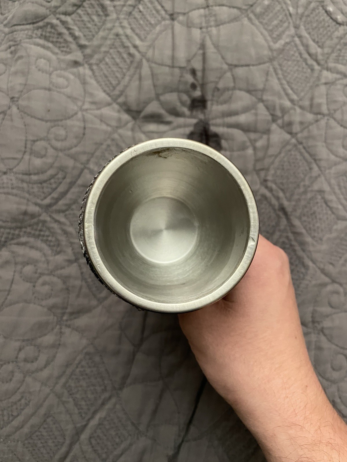 Satanic Goblet Wine Chalice Cup Occult Gothic