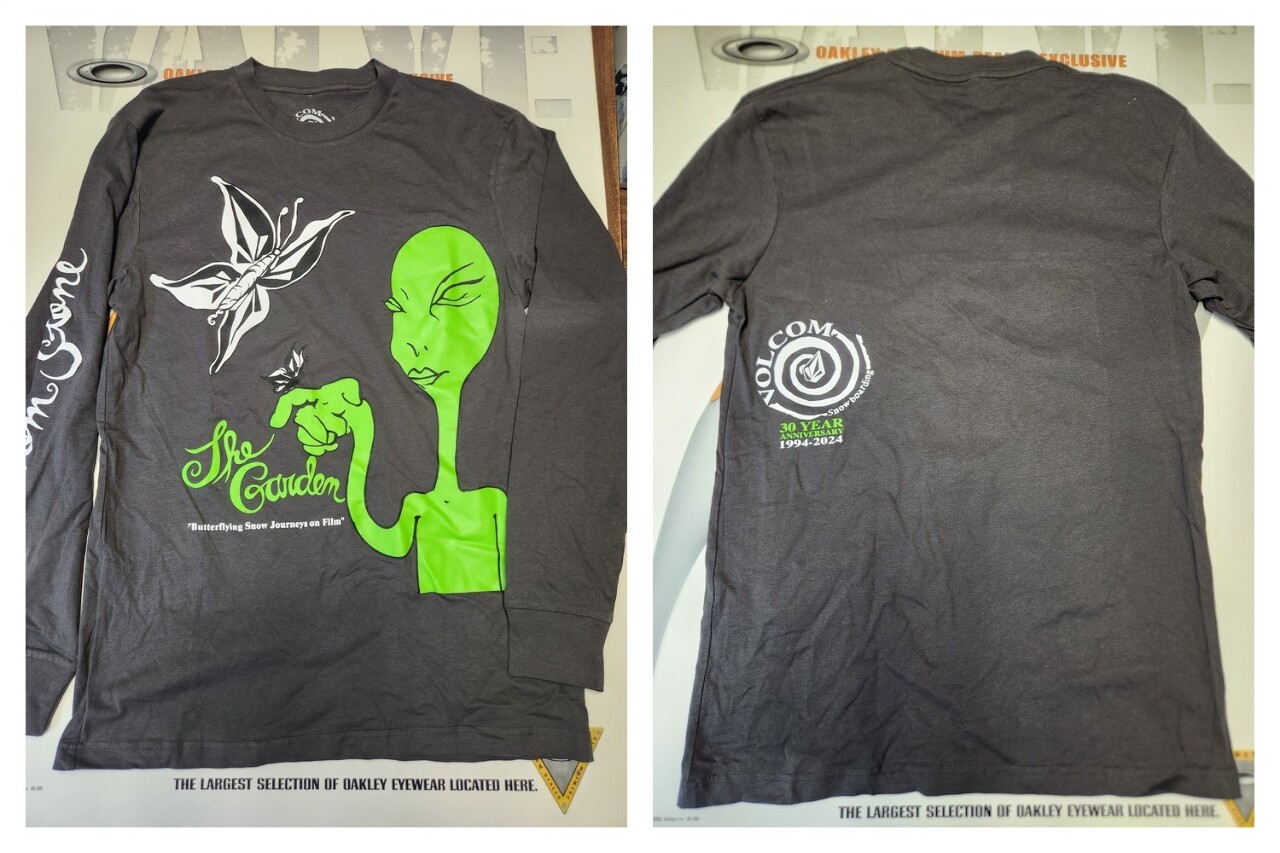 VOLCOM Snowboard Dealer Promo 2024 The Garden LS tee-shirt LARGE New Jamie Lynn