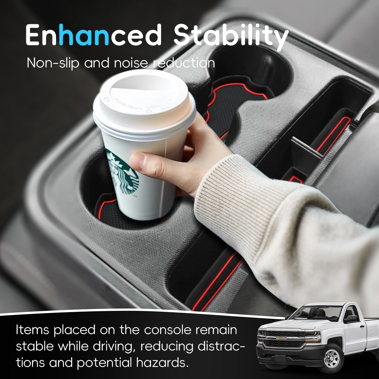 Auovo for Chevy Chevrolet Silverado 1500 BenchSeats/GMC/Sierra 1500 2014-2018