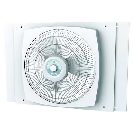 Air King 9155 Window Fan W/ 16 In Blade Dia, 22 In H, 3 Speeds, 120V Ac, 7 Ft L