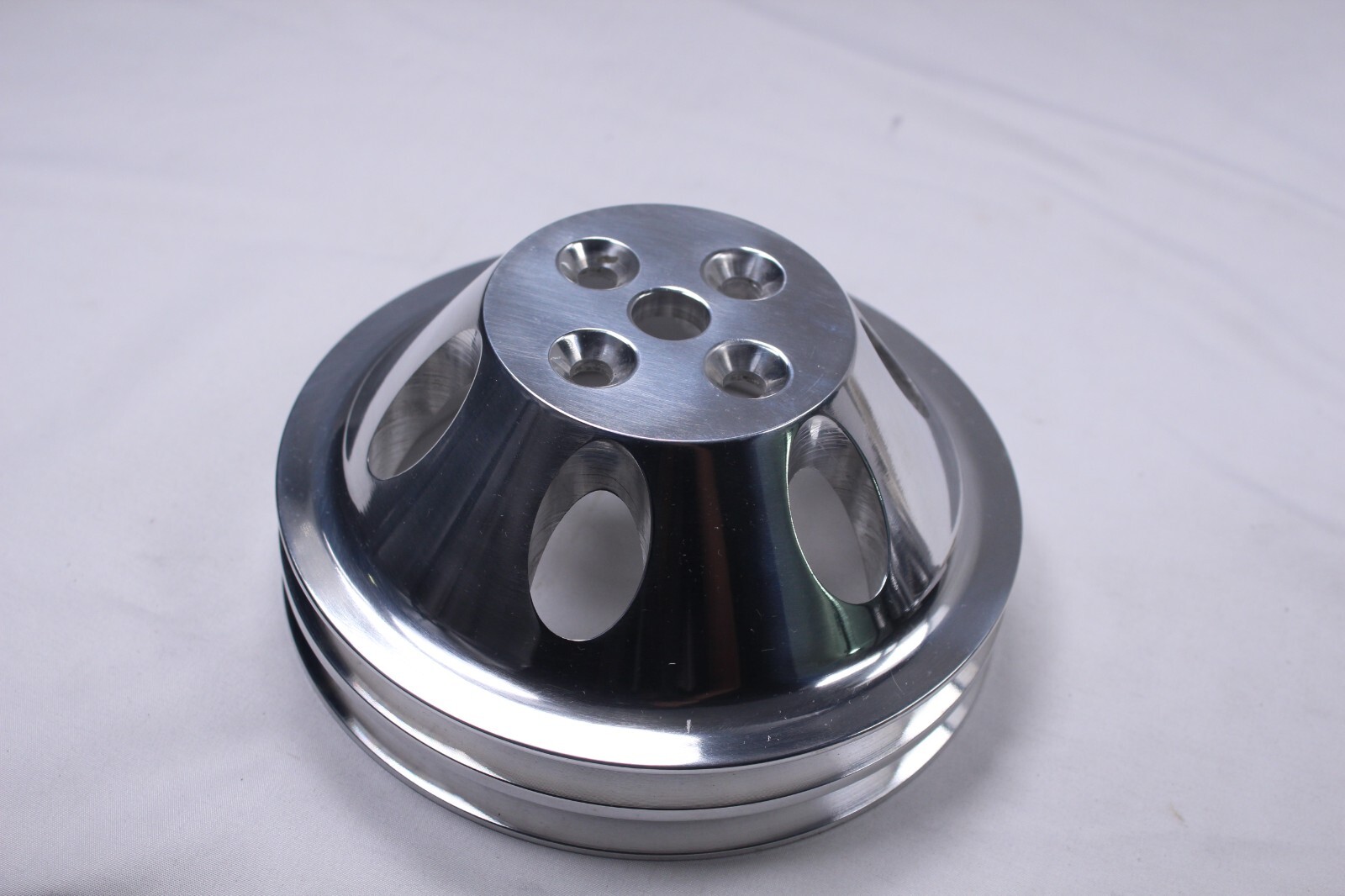 Small Block Chevy SWP Short Water Pump Aluminum Pulley Kit w/ Alternator Bracket