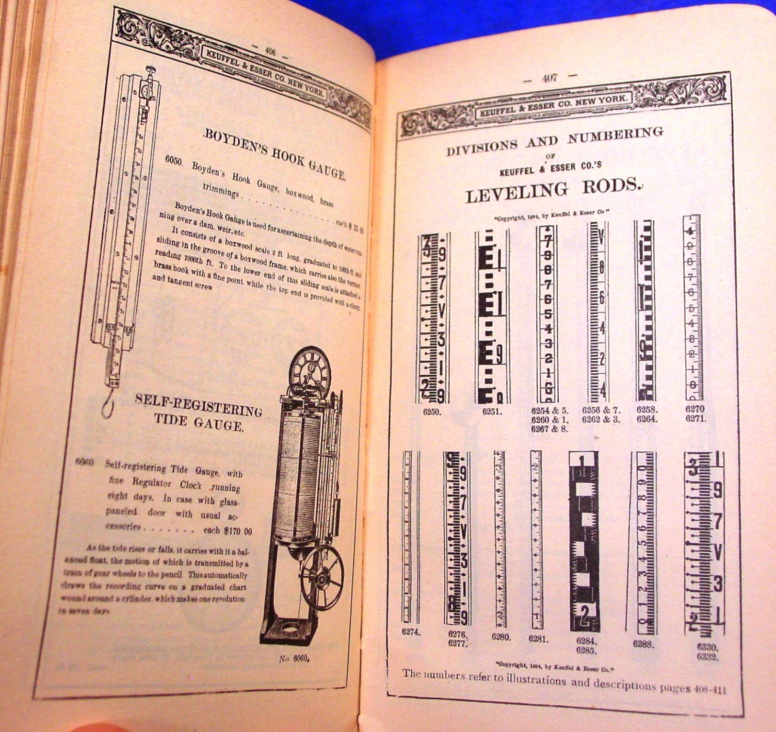 1901 Keuffel Esser Surveying & Drafting Insts. Catalog