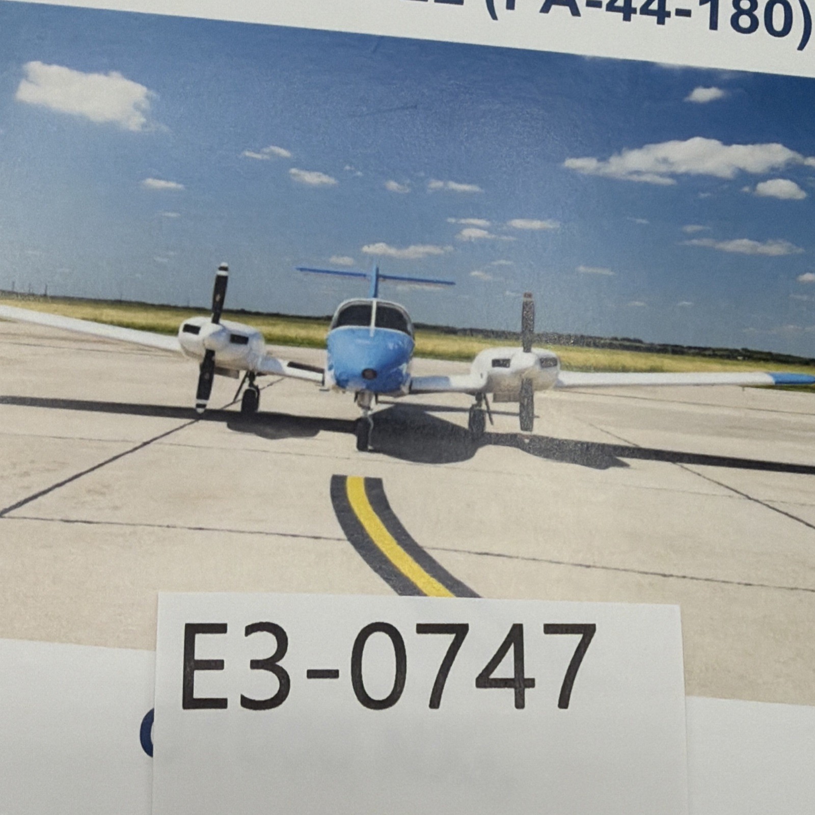 Piper Seminole PA-44-180 Pocket Checklist (Spiral)