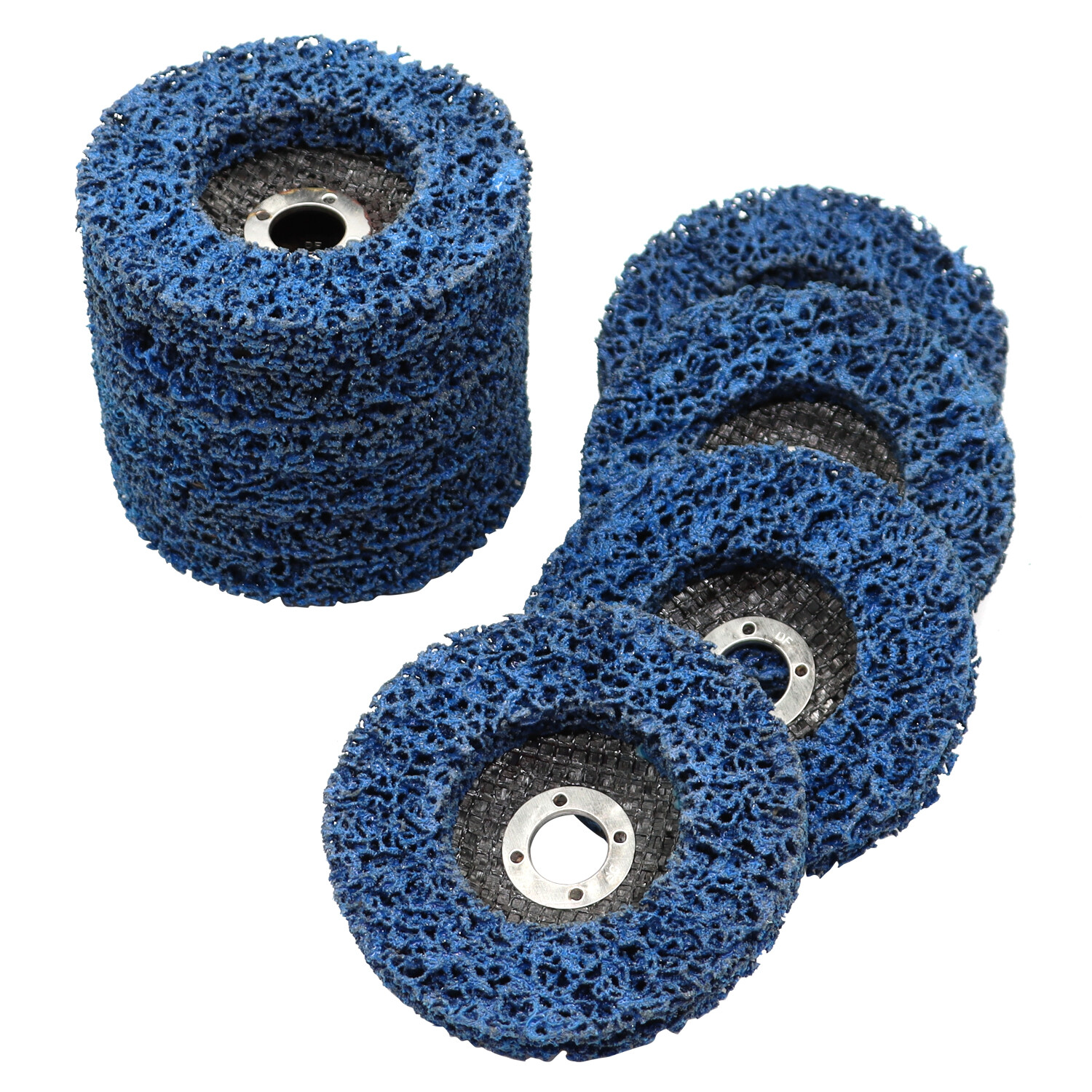 10 Pack - 4" x 5/8" Clean and Strip Discs Paint and Rust Removing Wheels