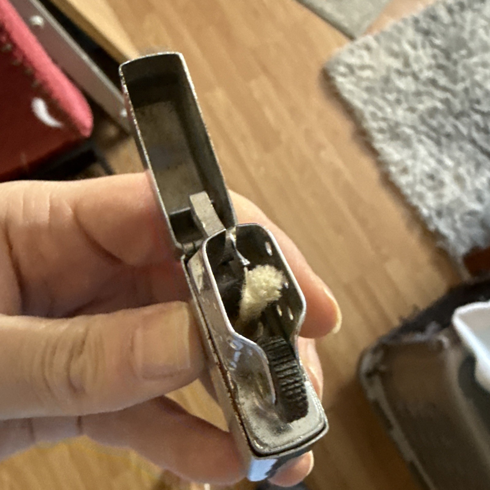 Vintage Advertising Lighter GUN Sportsman’s Headquarters Grand Forks ND