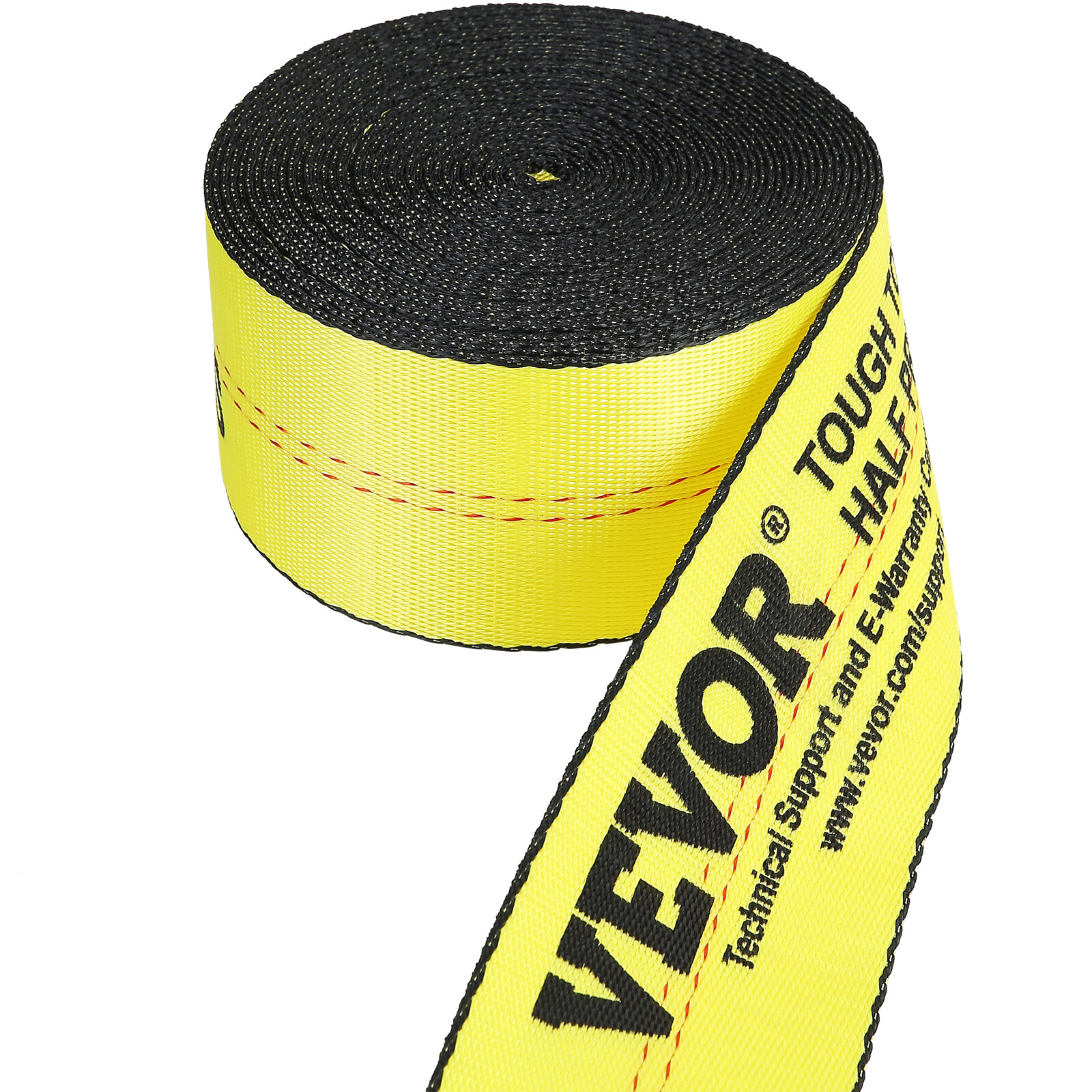 VEVOR 10 Pack 4"x40' Truck Winch Straps w/ Flat Hooks 18000 lbs Break Strength