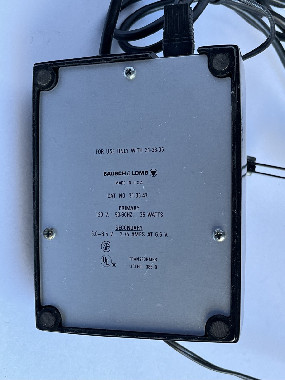 Bausch & Lomb StereoZoom 4 0.7x-3x Microscope 20x wf eyepiece & Illuminator