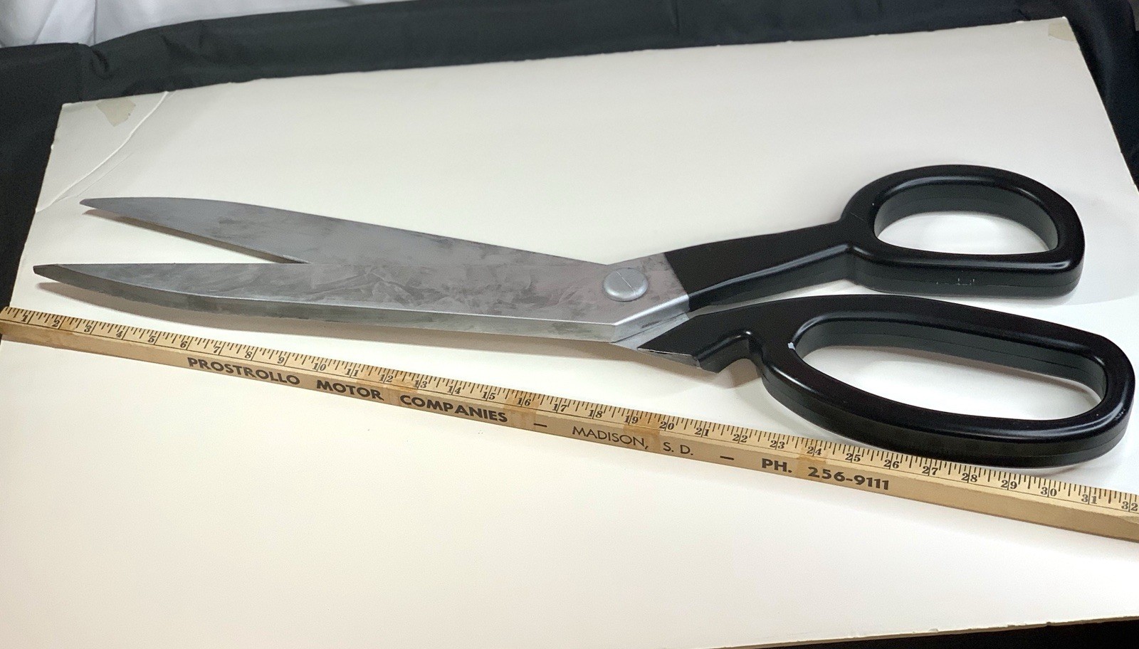 GIANT 32" SCISSORS Large Prop Spirit Halloween Fake Plastic Hairdresser Decor