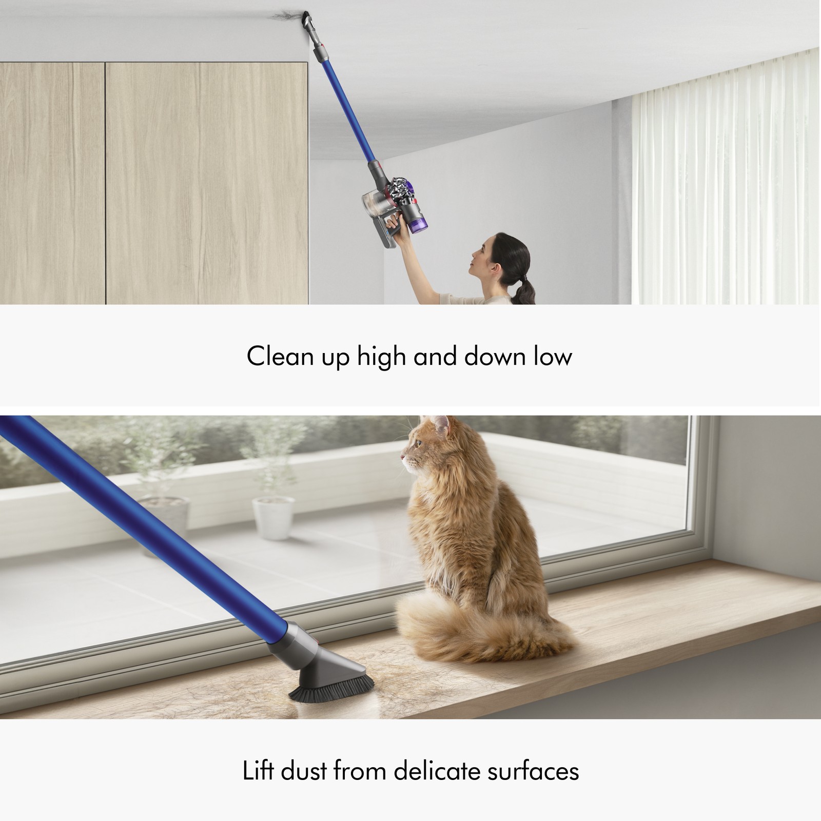 Dyson V8 Origin Extra Cordless Vacuum | Blue | Refurbished