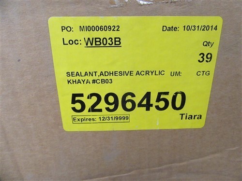 COLOR RITE SEALANT AND ADHESIVE CAULK 10.5 OZ RED OAK AUBURN #CB03 5296450