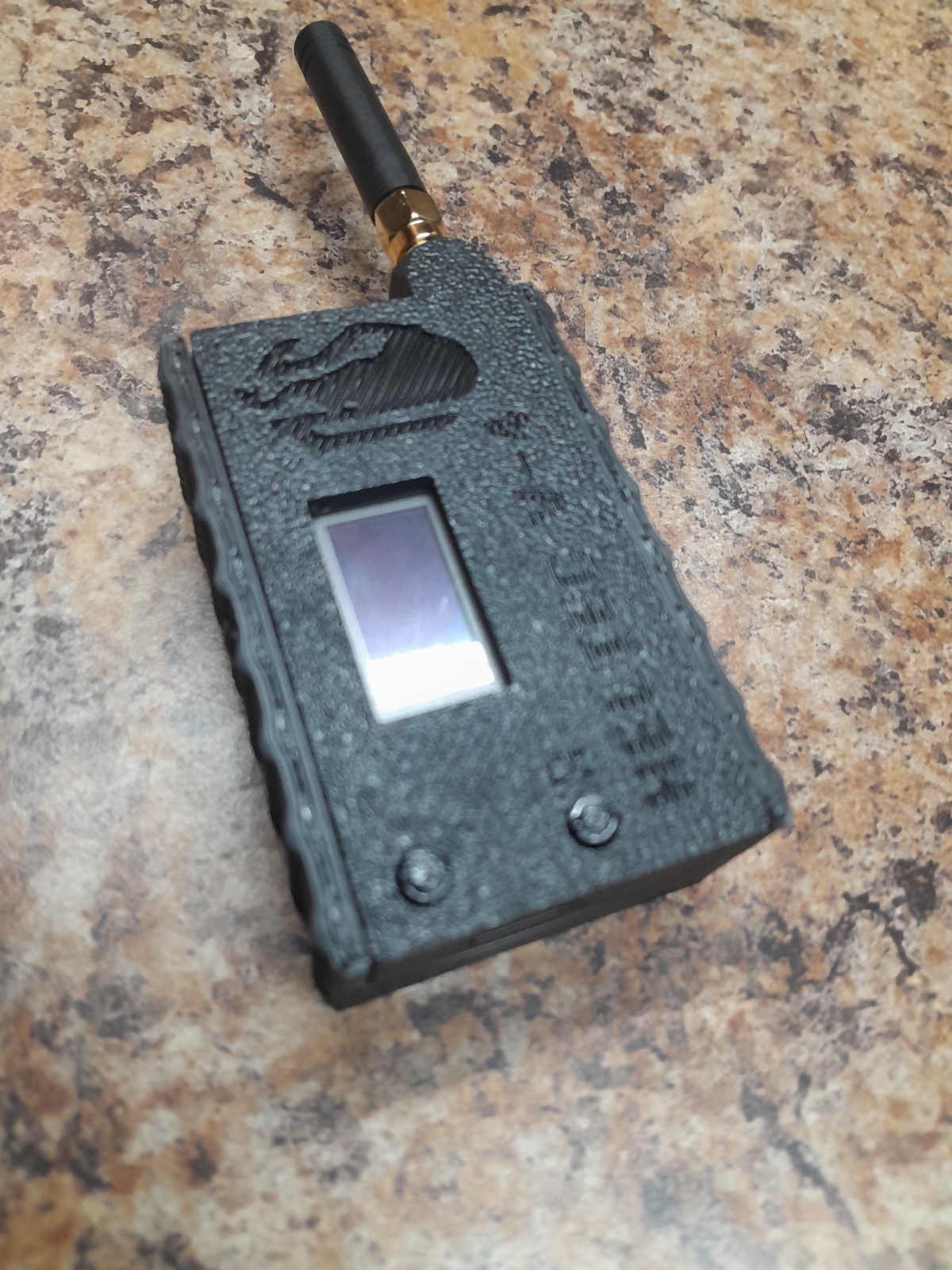 Heltec V4 Meshtastic Node READY TO USE Radio w/custom case 3000mah battery BLACK