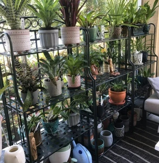 Out Door Baker Rack Kitchen Garden Organizer Storage Plant Pantry In 4 Tier Home