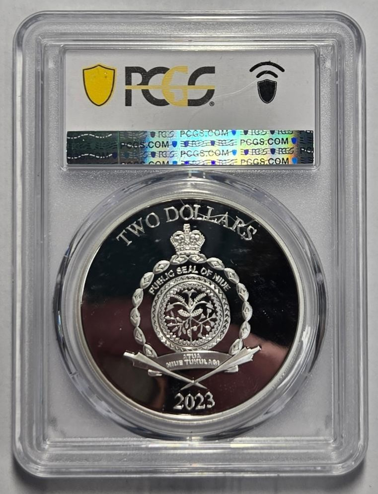 2023 NIUE MARVEL SPIDER-MAN $2 PCGS PR69DCAM Certified Coin